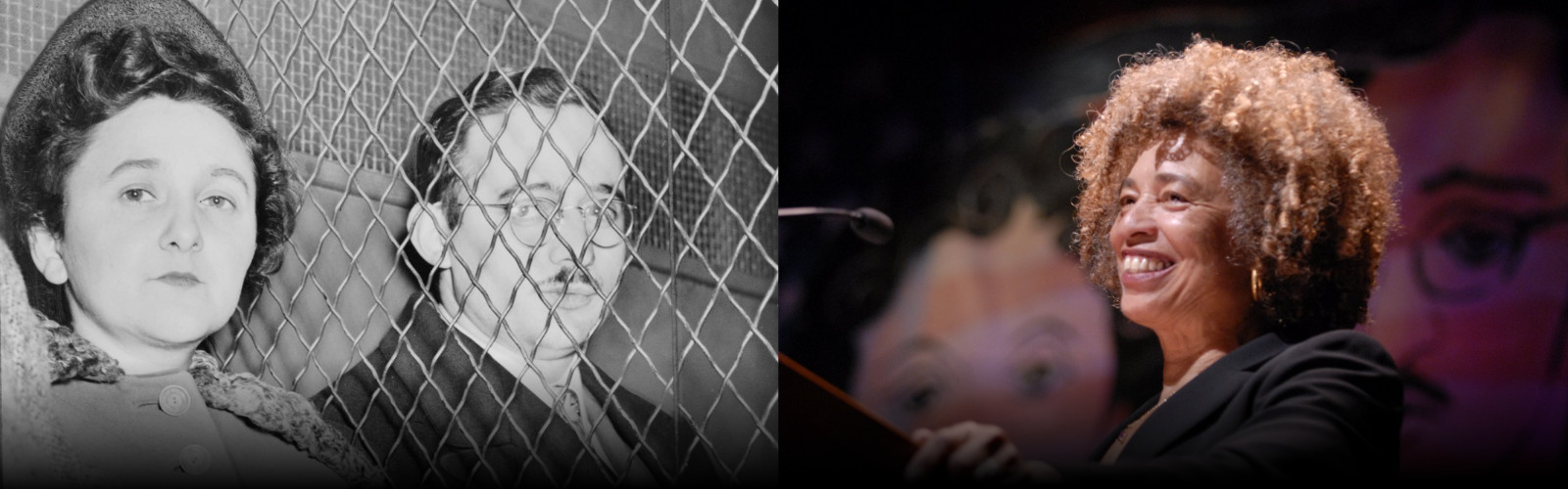Ethel and Julius Rosenberg, Angela Davis