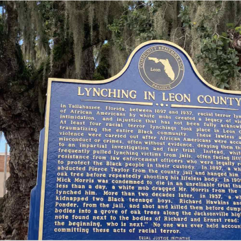 Historical Marker Dedicated in Tallahassee, Florida