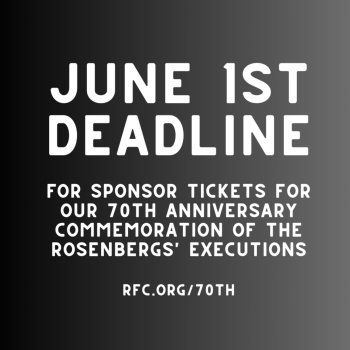 June 1st deadline flyer - sponsor tickets for 70th anniversary event