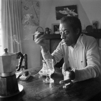 James Baldwin in the South of France in November 1979. (Ralph Gatti / Getty Images)